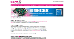 Desktop Screenshot of eepd.de